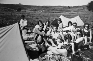 A 1960s picnic/camp in the north of St Ouen's Bay