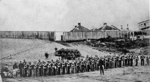 Garrison troops on the beach, probably at Grouville