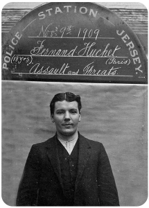 Fernand Huchet, born in Paris in 1891, was sentenced a month hard labour on 9 November 1909 for assault and threats