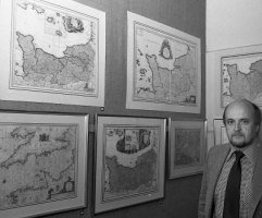 Tony Watton, the founder of art shop Studio 18 - 1983 Jersey Evening Post photograph