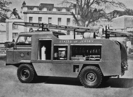 A Merryweather fire engine in the 1970s