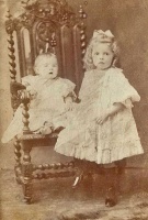 Alice Agnes Petit (1902-1974) and her sister Mabel Louise (1905-1994), daughters of John Petit and Alice Emily, nee Le Cornu