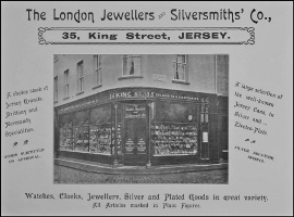 Advert in 1900 publication Beautiful Jersey, held by Jersey Heritage