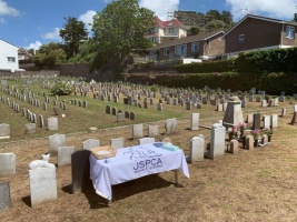 An open day at the cemetery