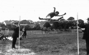 A high jump competition at Springfield in 1913