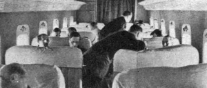 The spacious passenger cabin in the Wayfarer