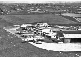 Aircraft on the apron in 1945