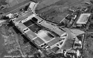 An aerial view in the post-war Parkins days