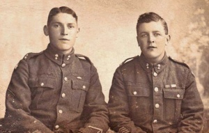 Harold Battam with colleague Charles Risbridger