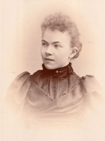 Amy Gaudin, eldest daughter of Philip and Esther Jane, in 1895