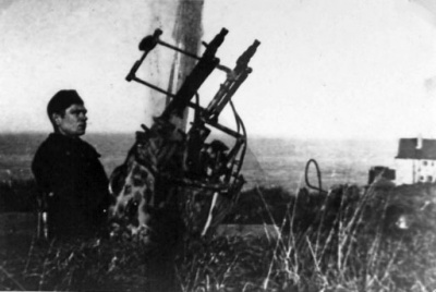 A Russian conscript at Rozel Fort