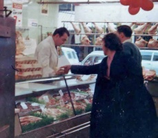 Dewhurst butchers, Beresford Street, in the 1960s
