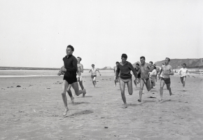 Sunshine Hotel guests' sports day in 1965