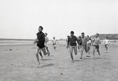 Sunshine Hotel guests' sports day in 1965