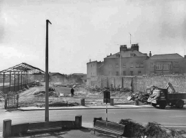 Railway sheds demolition