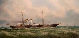 A steam packet in 1886