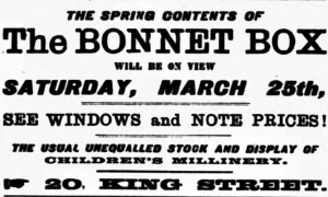 1899 advert in the Evening Post. Was this W E Colebrook's businss or a separate undertaking?