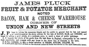 Another business on the corner of Union Street and New Street in 1873