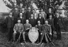 Western Miniature Rifle Club with the Wills Trophy