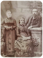 Philippe Le Maistre and Elizabeth, Le Masurier, with their daughter Lydia Henrietta