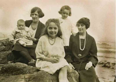 Constance Smith and adopted daughter Doris with their children