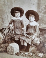 Clarice, Bertha and Emily Hilda Carrel, 1885