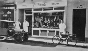 Male's butcher's shop was on the inner road between Bay View and First Tower