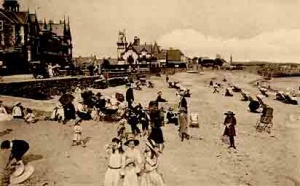 The beach in Victorian times