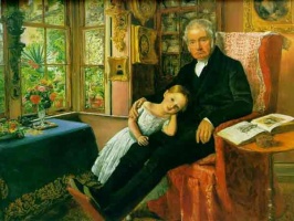 James Wyatt and his granddaughter Mary
