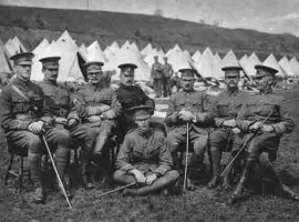 Royal Jersey Artillery at camp