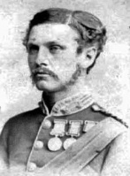 Frederick Anley, RA, photographed by Henry Mullins wearing Crimea Medal with Sebastopol Clasp, Sardinia Crimea Medal, Ottoman Turkish Medal