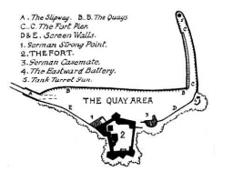 A 1948 drawing of the fort