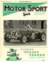 The cover of Motor Sport featuring the 1947 race