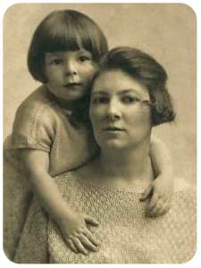 Dora Susan Bertram, nee de Gruchy, and Pearl