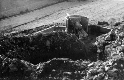 An artillery installation in a Grouville cotil