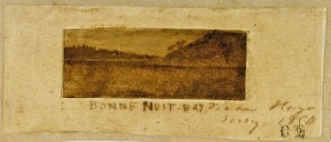 Bonne Nuit, 1854