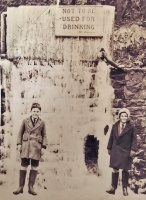 The pump on St Aubin's Hill froze in 1939