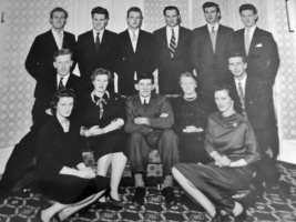 The Vautier family at Egypt Farm during the Occupation: Harold, Basil, David, Gerald, Bernard, Colin, Jim. Edna, George, Lucille, Elizabeth and Lucille