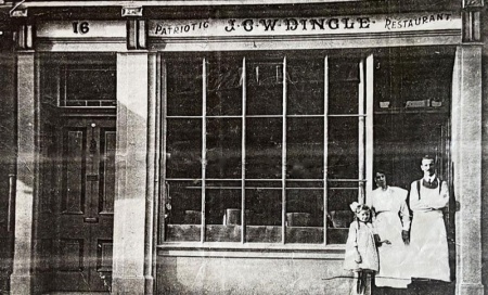 Dingle family's Patriotic Restaurant in Seaton Place