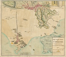 ... and a map of the wider area of St Helier in 1755