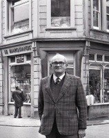 Brian Le Marquand on his retirement day - Picture Jersey Evening Post