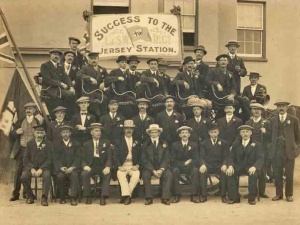 London and South-West Company's Jersey station staff