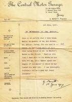 A glowing reference from 1907