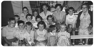 Le Calvez family in Jersey in 1960