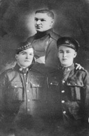 The Monnier brothers, who were born in Jersey and fought in the Great War, two for Canada and one for the USA. All were wounded and all returned home to the US: Victor Albert Monnier, US Army, John Edward Monnier, Canada and Charles Edward Monnier, Canadian Highlanders.