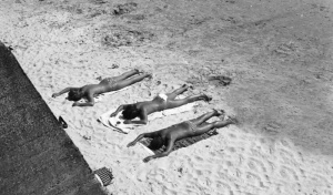 The summer of 1977 was nowhere near as hot as the previous year, but there were still plenty of opportunities to soak up the sun - picture Jersey Evening Post