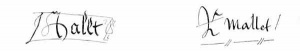 Mallet signatures