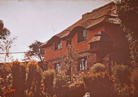 Three pictures of the newly completed house in 1936