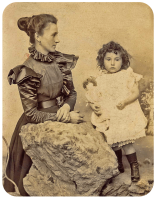 Alice Jane Langdon, nee Baudains, and Eddie