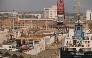 Albert Pier terminal demolition in 1990 - Picture by Mark Pulley